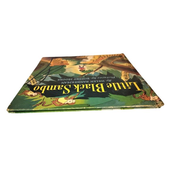 Vintage LITTLE BLACK SAMBO by HELEN BANNERMAN  Illustrated by ROBERT MOORE 1942 - Picture 15 of 16